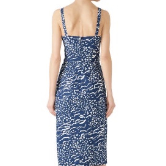 Tanya Taylor Abstract Animal Printed Antonia Dress Linen Blend {$495 Retail} 0 - Picture 9 of 9